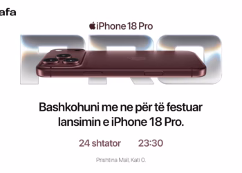 iGjirafa sjell lansimin e iPhone-it të ri në mesnatë në Prishtina Mall