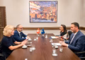 Konjufca takon ambasadoren e re të Zvicrës në Kosovë