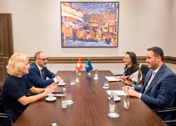 Konjufca dhe ambasadorja e re zvicerane diskutojnë thellimin e bashkëpunimit