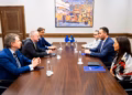 Konjufca pret ambasadorin e ri të BE-së, diskutohet agjenda evropiane e Kosovës
