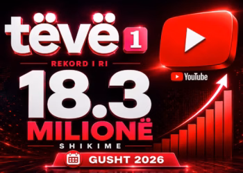 Tëvë1 me rekord të ri, mbi 18 milionë shikime në muajin gusht