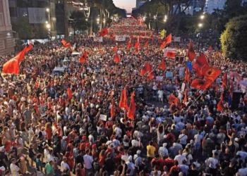 Protesta e 129-të në Tiranë