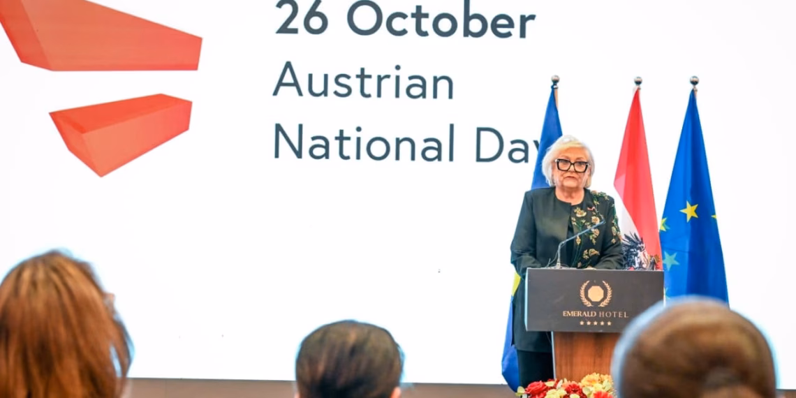 Presidentja Shiroka-Pula mori pjesë në shënimin e Ditës Kombëtare të Austrisë