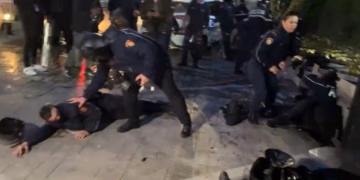 MSH: 28 të lënduar në protestën e të dielës, prej tyre 19 policë
