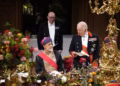 Mbreti Charles citon Profetin Muhamed gjatë pritjes së sulltanit të Omanit në Britani