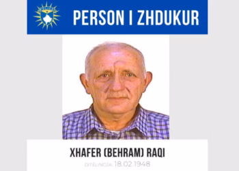 I zhdukur që nga korriku, Policia kërkon sërish ndihmë për gjetjen e Xhafer Raqit