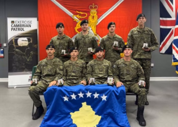 FSK-ja fiton medaljen e artë në “Cambrian Patrol” në Britani