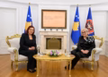 Presidentja Shiroka-Pula takohet me Emilija Rexhepin, diskutojnë për të drejtat e komuniteteve joshumicë