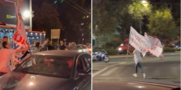 Përplasje mes mbështetësve të Vuçiqit dhe studentëve në Beograd