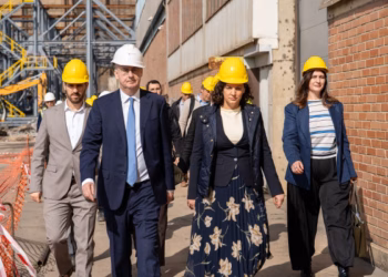 Afro 84 milionë euro për elektrofiltrat në “Kosova B”, Rizvanolli dhe Schuebel vizitojnë termocentralin