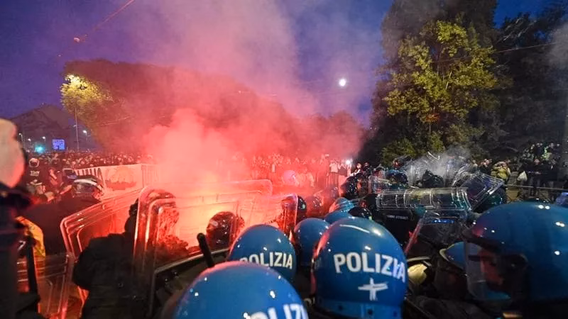 Italia në protesta masive, përplasje me policinë në disa qytete, 371 persona të arrestuar