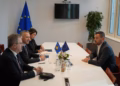 Zulfaj takohet me eurodeputetin Adnan Dibrani në Bruksel, diskutojnë statusin kandidat të Kosovës